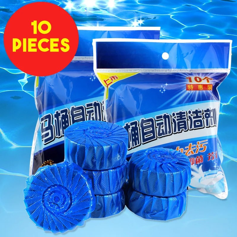 Toilet Sparkle 10-Pack: Unleash the Ultimate Cleaning Power for a Spotless, Germ-Free Bathroom Experience-KD104